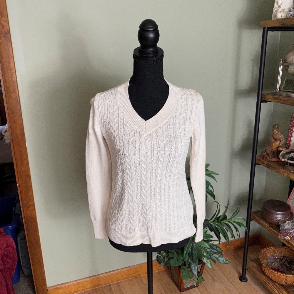 Talbots 100% cotton sweater